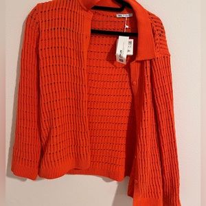 Crotchet button up top from Zara (part of set)